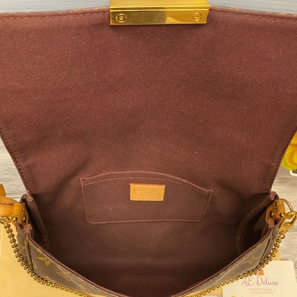Louis Vuitton Favorite MM Monogram Chain Clutch Crossbody (DU4173) - Picture 7 of 12